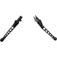 5-HOLE LEVER SET BLACK BIG TWIN 96-06  XL 96-03