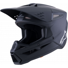 SM3 SOLID HELMET BLACK MATT 2X