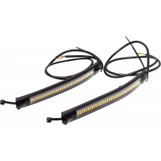 FLEXIBLE LED STRIP FORK TUBE SWITCHBACK WHITE/AMBER