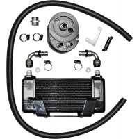 LOWMOUNT 10-ROW OIL COOLER BLACK