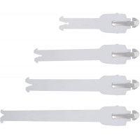 TECH 5/7 BUCKLE STRAPS WHITE