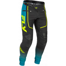 YOUTH RAYCE BICYCLE PANTS TEAL/BLACK/LIME SZ 22