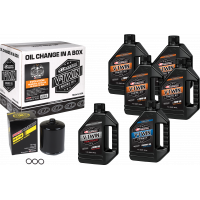 V-TWIN OIL CHANGE KIT MINERAL EVO BLACK FILTER