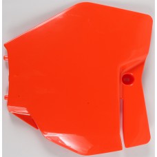 FRONT NUMBER PLATE ORANGE