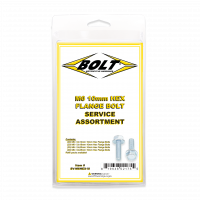 M6 10MM HEX FLANGE BOLT ASSORTMENT 80 PIECE KIT