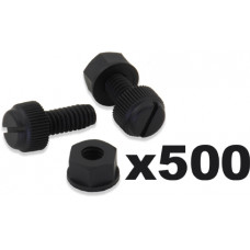LICENSE PLATE BOLTS 500/PK W/NUTS