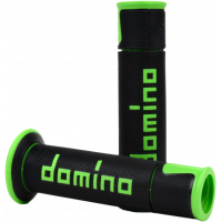 A450 ROAD RACING GRIPS BLACK/GREEN PAIR