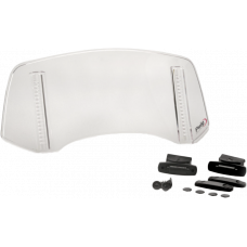 MULTI-ADJUSTABLE VISOR 2.0 FIXED SCREW CLEAR 300X130MM