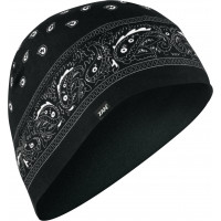 SPORTFLEX BEANIE BLACK PAISLEY