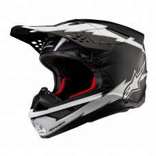 SUPERTECH S-M10 AMPRESS HELMET BLACK/WHITE MATT MD
