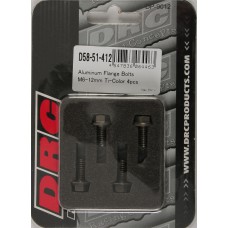 ALUMINUM FLANGE BOLTS TITANIUM M6X12MM 4/PK ALUMINUM FLANGE BOLTS TITANIUM M6X12MM 4/PK