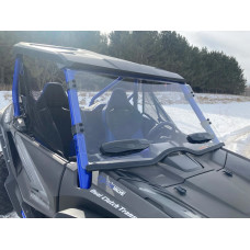 POLY FRONT WINDSHIELD FULL FIXED VENTED HON