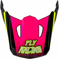 YOUTH KINETIC SCORCHED HELMET VISOR NEON PNK/HIVIS/BLK YS-YL