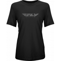 WOMEN'S FLY ORIGIN CORP TEE BLACK/GREY LG