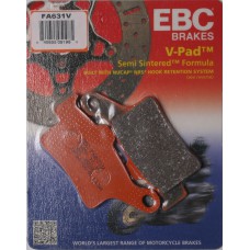 BRAKE PADS FA631V SEMI-SINTERED V SERIES