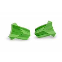 RUBBER END REPLACEMENT FRAME SLIDER R19 PAIR GREEN