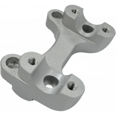 HANDLEBAR RISERS TOUR SILVER BMW