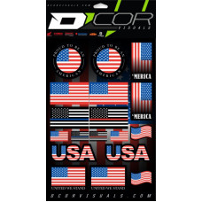 USA STICKER SHEET