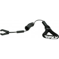 FLOATING WRIST TETHERCORD/LANYARD (BLACK)