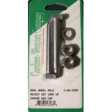 REAR WHEEL ADJUSTMENT BOLTS 93-07 SOFTAIL MODELS REAR