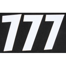 NUMBER 7 WHITE 4