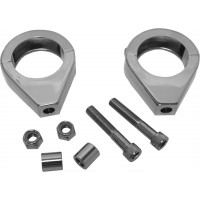 TURNSIGNAL CLAMPS 39MM PR CHROME