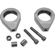 TURNSIGNAL CLAMPS 39MM PR CHROME