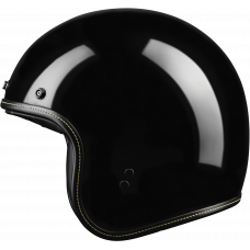 .38 RETRO HELMET GLOSS BLACK 2X