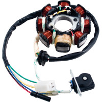 50CC 8-COIL MAGNETO/STATOR VERTICAL/GY6 4-STROKE