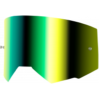 SINGLE LENS W/ POST ADULT W/ IRIDESCENT GRN MIRROR LENS
