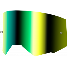 SINGLE LENS W/ POST ADULT W/ IRIDESCENT GRN MIRROR LENS