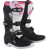 TECH 3 STELLA BOOTS BLACK/WHITE/PINK SZ 06