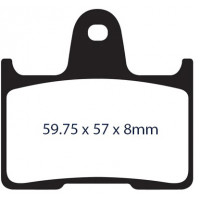 BRAKE PAD GOLD+ REAR `14-UP SPORTSTER