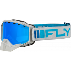 ZONE SNOW GOGGLE SILVER/BLUE W/ SKY BLUE MIRROR/BLUE LENS