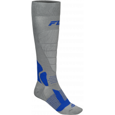 SNOW HEAVYWEIGHT WOOL SOCK GREY/BLUE LG/XL