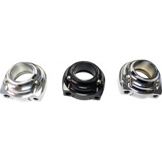 THROTTLE CLAMP DOUBLE CABLE SCREW IN STYLE BLACK