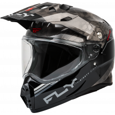 TREKKER KRYPTEK CONCEAL HELMET BLACK/GREY/WHITE 2X