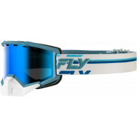 FOCUS SNOW GOGGLE WHTE/BLUE W/BLUE MIRROR/BLUE LENS