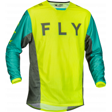 KINETIC MESH KORE JERSEY HI-VIS/TEAL/GREY SM