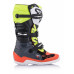 TECH 7S BOOTS DARK GREY/ RED FLUO/YELLOW FLUO SZ 04