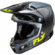 YTH FORMULA S CARBON PROTOCOL HLMT BLK CARBON/GREY/HI-VIS YL