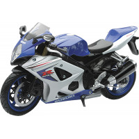 REPLICA 1:12 SUPER SPORT BIKE 08 SUZUKI GSX-R1000 BLUE