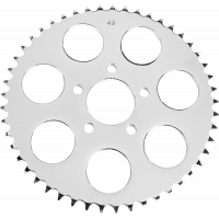 REAR SPROCKET 49T CHROME BIG TWIN 00-13