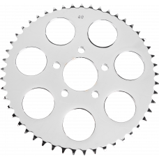 REAR SPROCKET 49T CHROME BIG TWIN 00-13