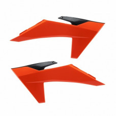 RADIATOR SCOOPS KTM BLACK/25 ORANGE