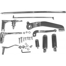 FORWARD CONTROL KIT CHROME DYNA 91-05