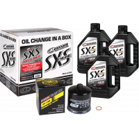 SXS OIL QUICK CHANGE KIT 10W50 WITH BLACK OIL FILTER