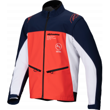 LITE-DURA SOFTSHELL JACKET NAVY/HOT ORANGE/WHITE 2X