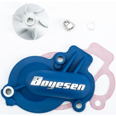 WATERPUMP COVER & IMPELLER KIT BLUE