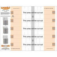 STUDDING TEMPLATE 2.86 SINGLE PLY TRACKS